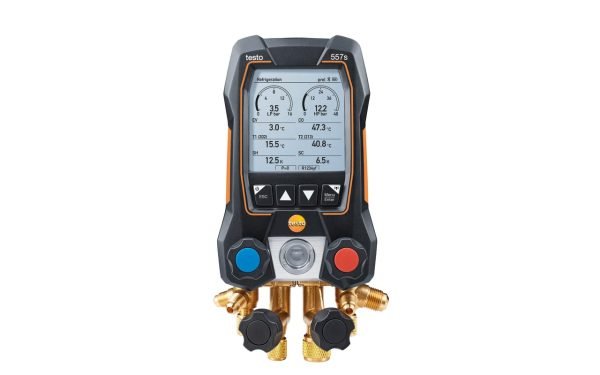Manomètre 557 - Set (bluetooth, 2 sondes pinces, 1 sonde externe de mesure de vide,1 malette, piles)