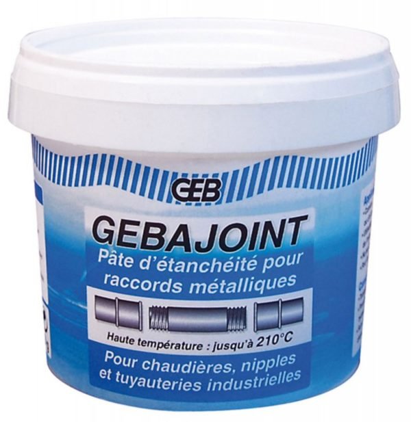 Pâte d'étanchéité durcissante GEBAJOINT pot 500g
